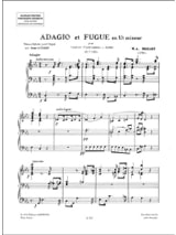 Adagio et Fugue - MOZART - Partition - Orgue